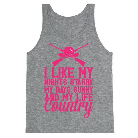 I Like My Life Country Tank Top