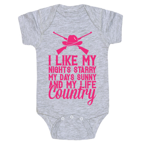 I Like My Life Country Baby One-Piece