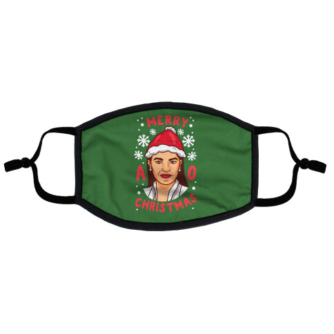 Merry A.O.C. Christmas Flat Face Mask