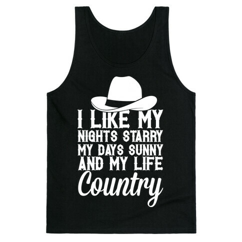 I Like My Life Country Tank Top