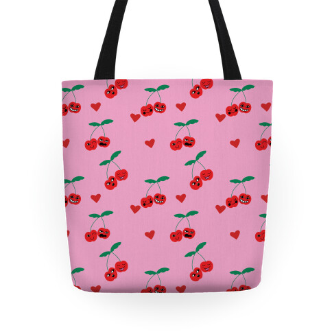 Cherry Love Pattern Tote