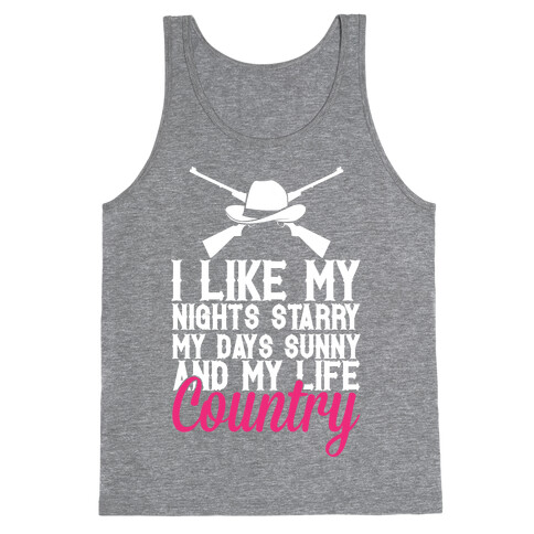 I Like My Life Country Tank Top