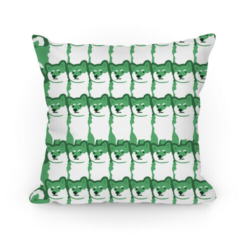 Shiba Green Hue Pillow