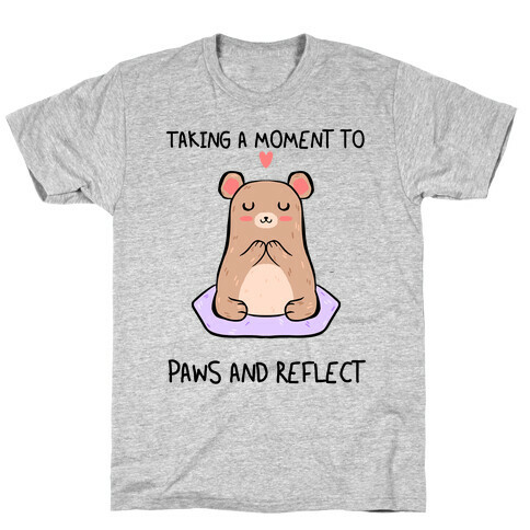 Taking A Moment To Paws And Reflect T-Shirt
