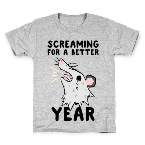 Screaming For A Better Year Kids T-Shirt