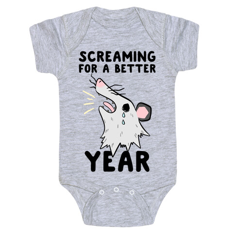 Screaming For A Better Year Baby One-Piece