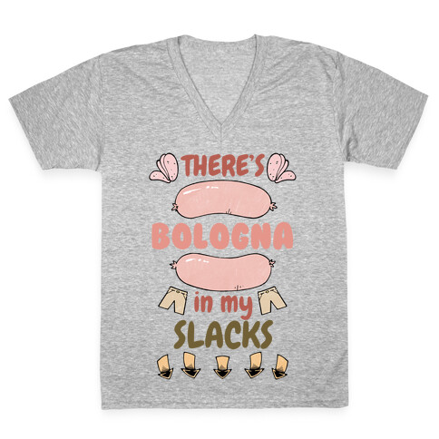 Bologna In My Slacks V-Neck Tee Shirt