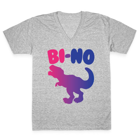 Bi-No Parody V-Neck Tee Shirt