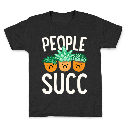 People Succ White Print Kids T-Shirt