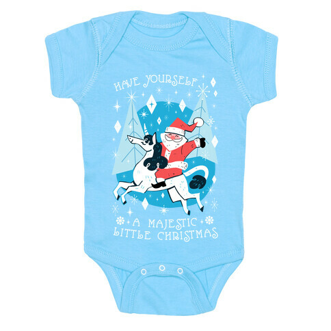 Have Yourself A Majestic Little Christmas Baby One-Piece