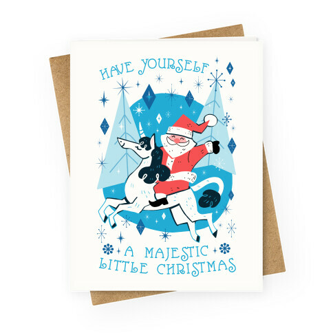 Have Yourself A Majestic Little Christmas Greeting Card