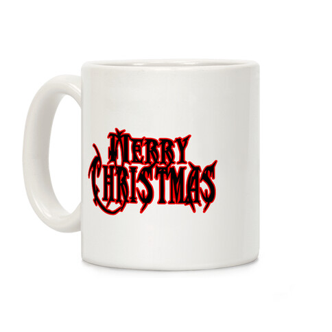 Merry (Metal) Christmas Coffee Mug