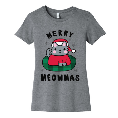 Merry Meowmas Womens T-Shirt
