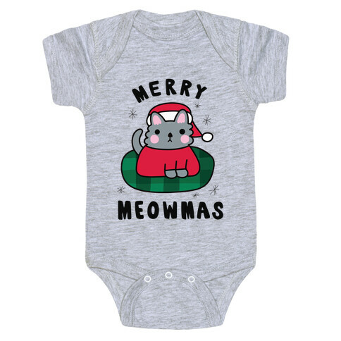 Merry Meowmas Baby One-Piece