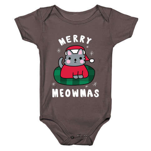 Merry Meowmas Baby One-Piece
