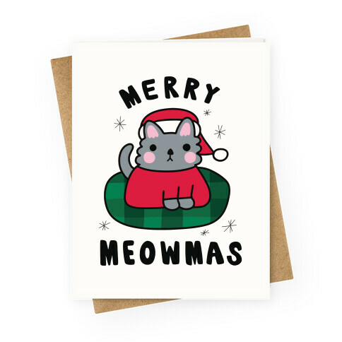 Merry Meowmas Greeting Card