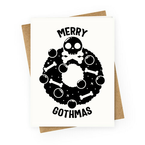 Merry Gothmas Greeting Card