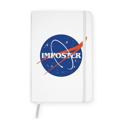 Imposter Nasa Logo Parody Notebook