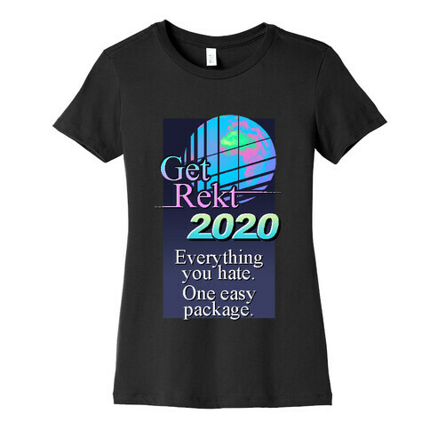 Get Rekt 2020 Retro Womens T-Shirt