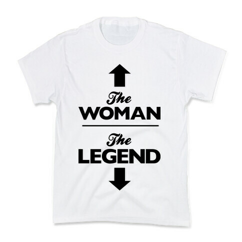 The Woman, The Legend Kids T-Shirt