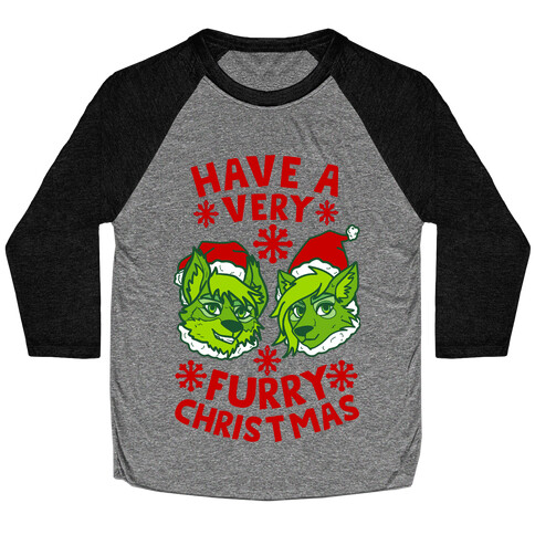 Have A Very Furry Christmas Baseball Tee