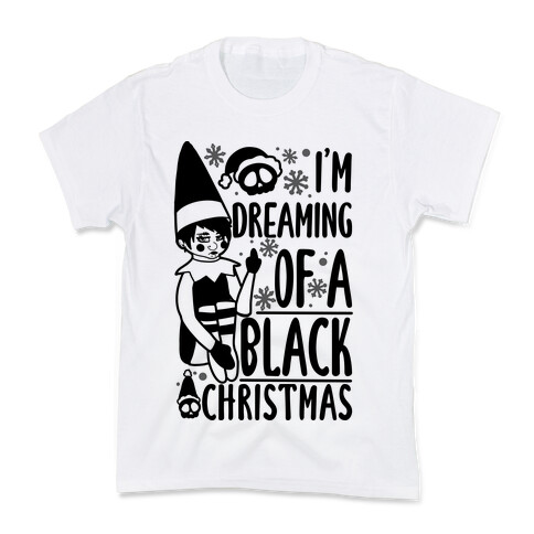 I'm Dreaming Of A Black Christmas Kids T-Shirt