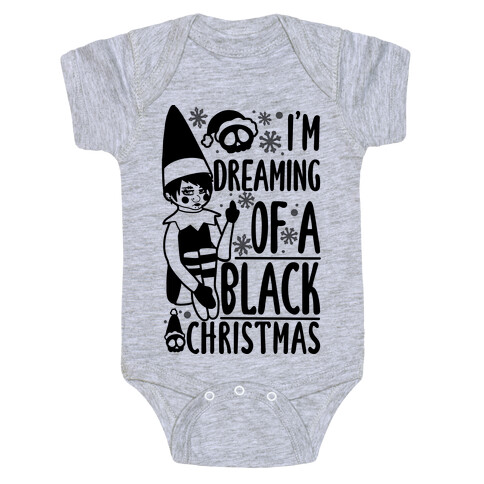 I'm Dreaming Of A Black Christmas Baby One-Piece