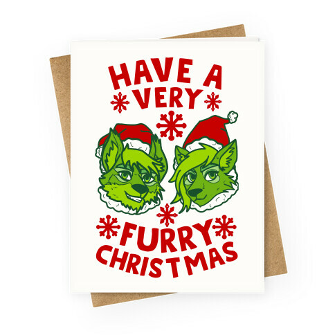 Have A Very Furry Christmas Greeting Card