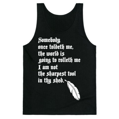 Shakespearean All Star Tank Top