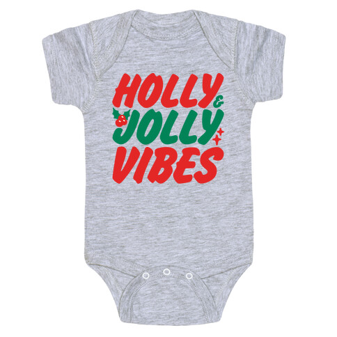 Holly & Jolly Vibes Baby One-Piece