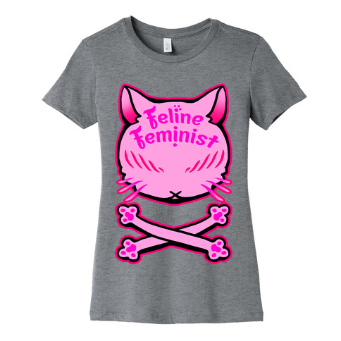 Feline Feminist Womens T-Shirt