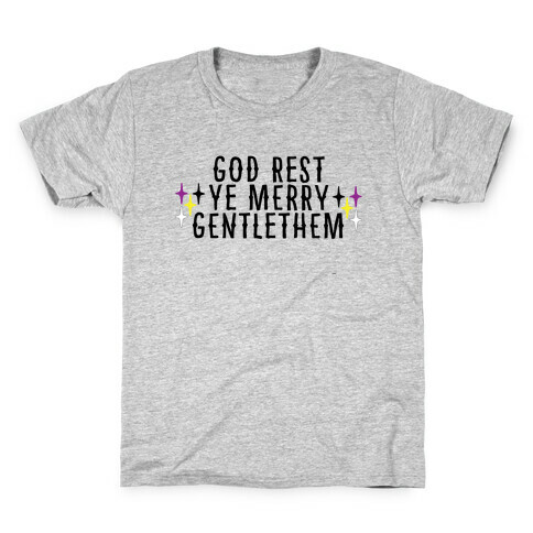 God Rest Ye Merry Gentlethem Kids T-Shirt