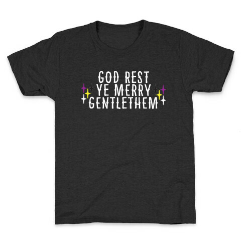 God Rest Ye Merry Gentlethem Kids T-Shirt