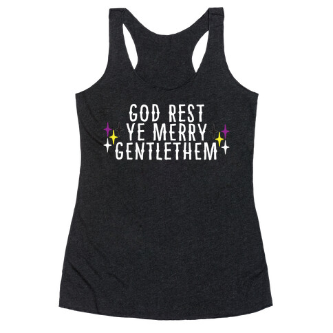 God Rest Ye Merry Gentlethem Racerback Tank Top