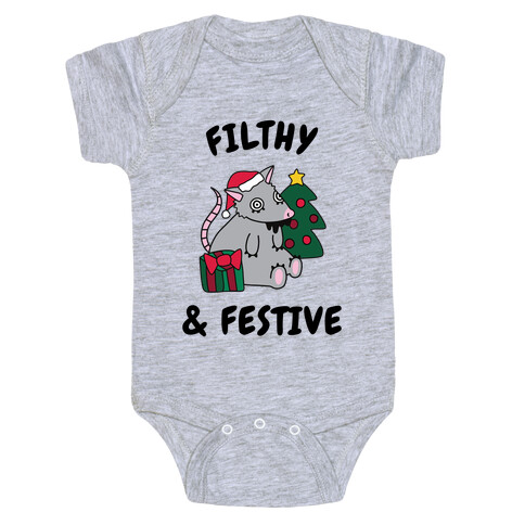 Filthy & Festive Baby One-Piece