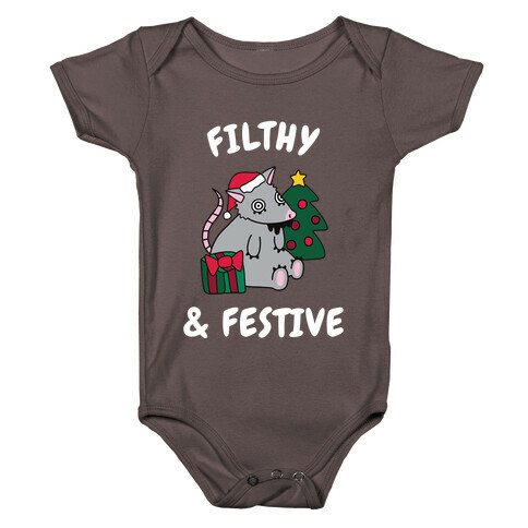 Filthy & Festive Baby One-Piece