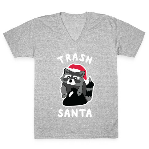 Trash Santa V-Neck Tee Shirt