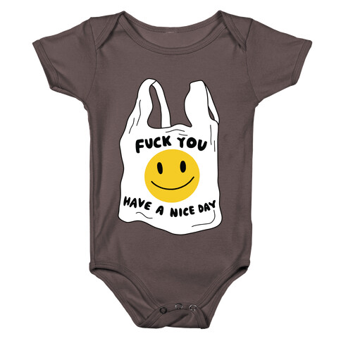 F*** You (Plastic Bag) Baby One-Piece