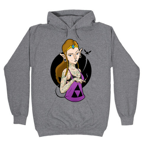 Punk Zelda Parody Hooded Sweatshirt