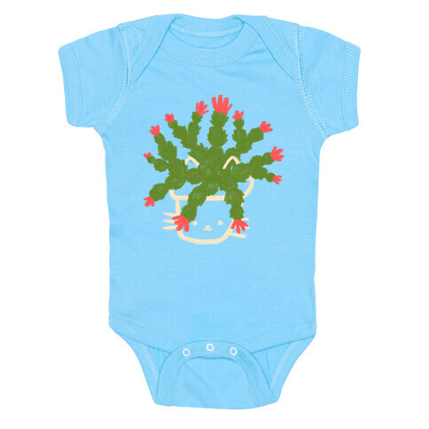 Christmas Cactus Cat Baby One-Piece