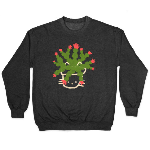 Christmas Cactus Cat Pullover