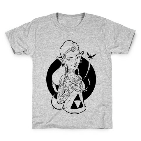 Punk Zelda Parody Kids T-Shirt