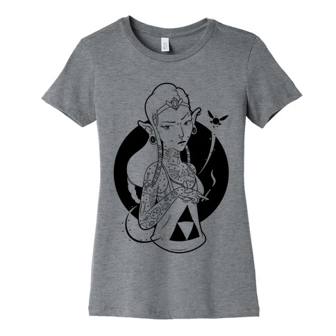 Punk Zelda Parody Womens T-Shirt