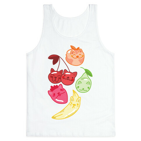 Kawaii Fruit Kitties Tank Top