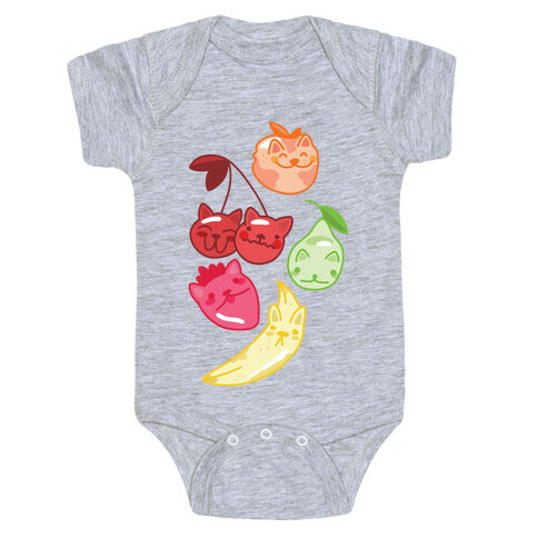 Kawaii Fruit Kitties Baby One-Piece