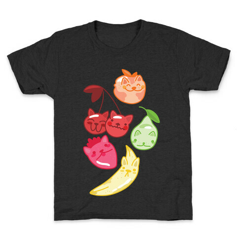 Kawaii Fruit Kitties Kids T-Shirt