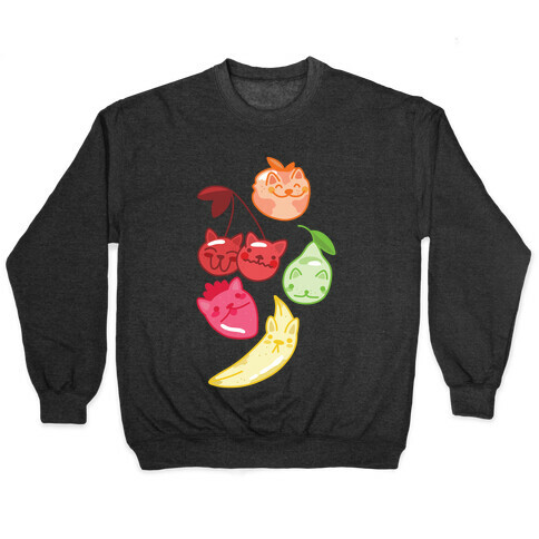 Kawaii Fruit Kitties Pullover