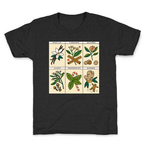 Holiday Spice Botanicals Kids T-Shirt