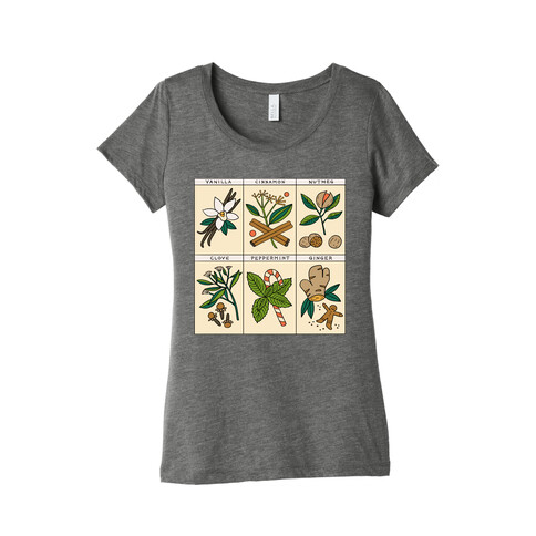 Holiday Spice Botanicals Womens T-Shirt