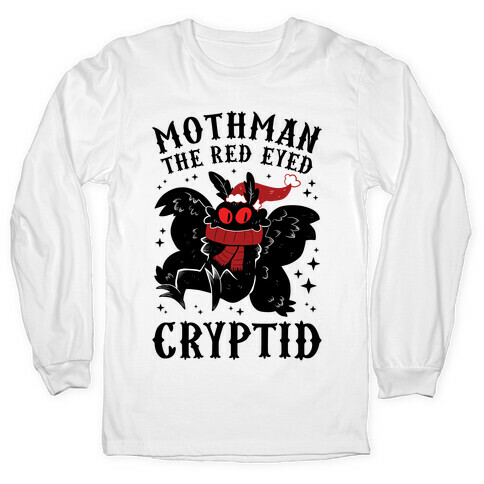 Mothman The Red Eyed Cryptid Long Sleeve T-Shirt